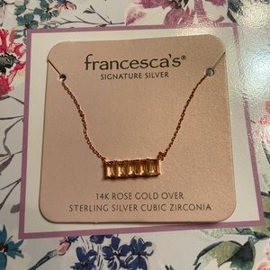 Francesca’s Rose Gold Necklace